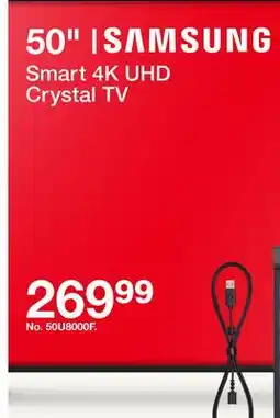 Target Samsung 50 Smart 4K UHD Crystal TV offer