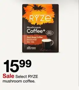 Target Select RYZE mushroom coffee offer