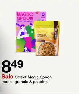 Target Select Magic Spoon cereal, granola & pastries offer