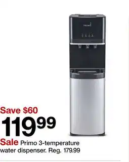 Target Primo 3-temperature water dispenser offer