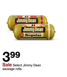 Target Select Jimmy Dean sausage rolls offer