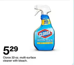 Target Clorox 32-oz. multi-surface cleaner with bleach offer