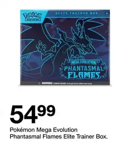Target Pokémon Mega Evolution Phantasmal Flames Elite Trainer Box offer