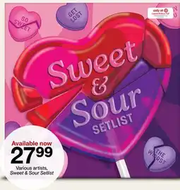 Target Various artists, Sweet & Sour Setlist offer