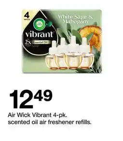Target Air Wick Vibrant 4-pk. scented oil air freshener offer