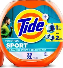 Target Tide Power Pods Sport 25-ct. laundry detergent pacs offer