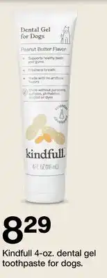 Target Kindfull 4-oz. dental gel toothpaste for dogs offer
