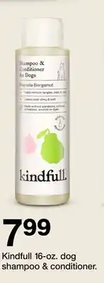 Target Kindfull 16-oz. dog shampoo & conditioner offer