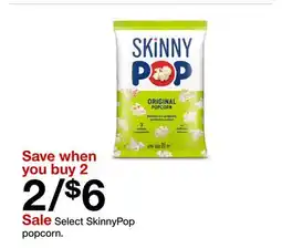 Target Select SkinnyPop popcorn offer
