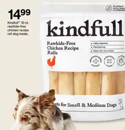 Target Kindfull 10-ct. rawhide-free chicken recipe roll dog treats offer