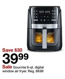 Target Gourmia 6-qt. digital window air fryer offer