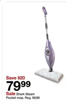 Target Shark Steam Pocket mop offer