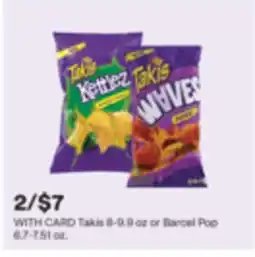 CVS Takis 8-9.9 oz or Barcel Pop 6.7-7.51 oz offer