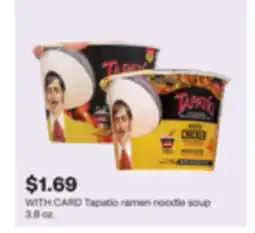 CVS Tapatío ramen noodle soup offer