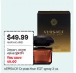 CVS VERSACE Crystal Noir EDT spray offer