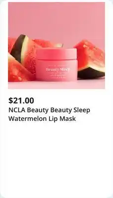 JC Penney NCLA Beauty Beauty Sleep Watermelon Lip Mask offer