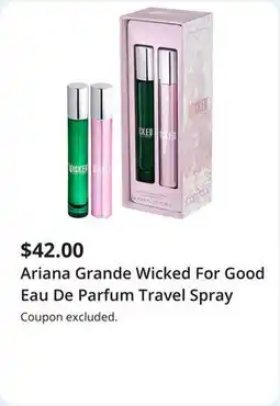 JC Penney Ariana Grande Wicked For Good Eau De Parfum Travel Spray offer