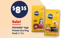 Family Dollar PEDIGREE High Protein Dry Dog Food offer
