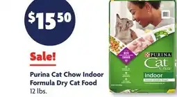 Family Dollar Purina Cat Chow Indoor Formula Dry Cat Food offer