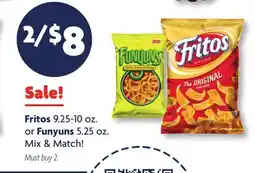 Family Dollar Fritos 9.25-10 oz. or Funyuns 5.25 oz offer