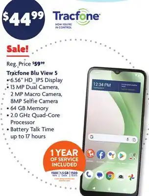 Family Dollar Tracfone Blu View 5 offer