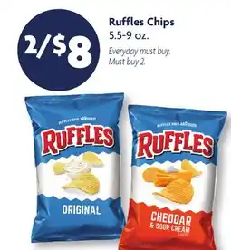 Family Dollar Ruffles Chips offer