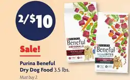 Family Dollar Purina Beneful Dry Dog Food offer