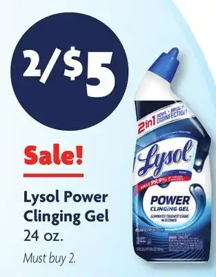 Family Dollar Lysol Power Clinging Gel offer