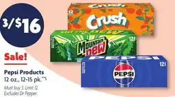 Family Dollar Pepsi Products offer