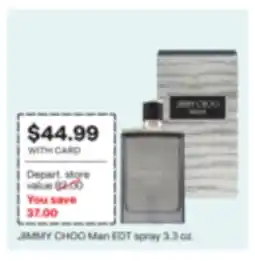 CVS JIMMY CHOO Man EDT spray offer