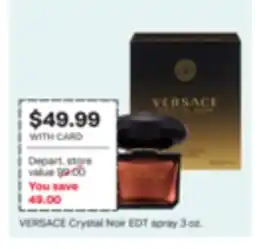 CVS VERSACE Crystal Noir EDT 3 oz offer