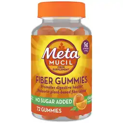 Walgreens Fiber Gummies Supplement Orange offer