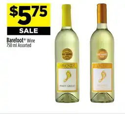 Dollar General Barefoot Wine offer