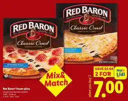 Lidl Red Baron frozen pizza offer