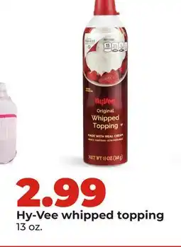 Hy-Vee Hy-Vee whipped topping offer