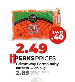 Hy-Vee Grimmway Farms baby carrots offer