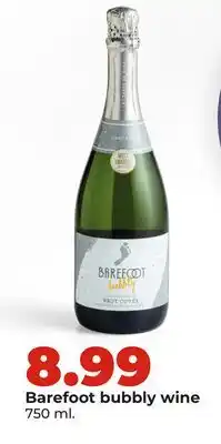 Hy-Vee Barefoot bubbly wine offer