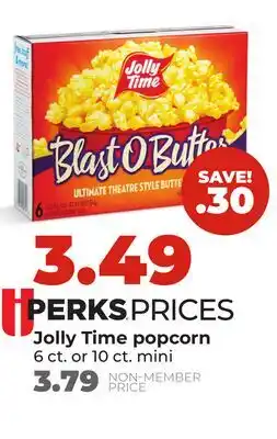 Hy-Vee Jolly Time popcorn offer