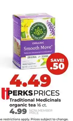 Hy-Vee Traditional Medicinals organic tea offer