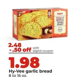Hy-Vee Hy-Vee garlic bread offer