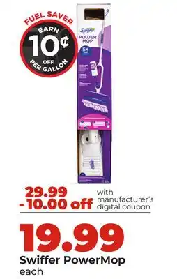 Hy-Vee Swiffer PowerMop offer