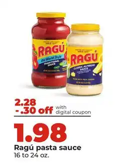 Hy-Vee Ragú pasta sauce offer