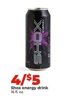 Hy-Vee Shox energy drink offer
