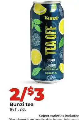 Hy-Vee Bunzi tea offer