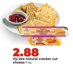 Hy-Vee Hy-Vee natural cracker cut cheese offer
