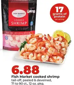 Hy-Vee Fish Market cooked shrimp offer