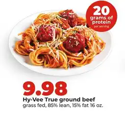 Hy-Vee Hy-Vee True ground beef offer