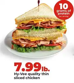 Hy-Vee Hy-Vee quality thin sliced chicken offer
