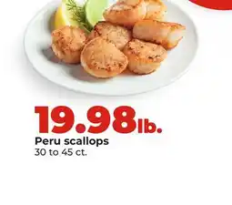 Hy-Vee Peru scallops offer