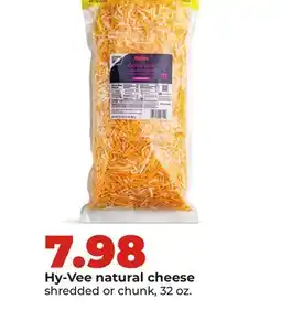 Hy-Vee Hy-Vee natural cheese offer